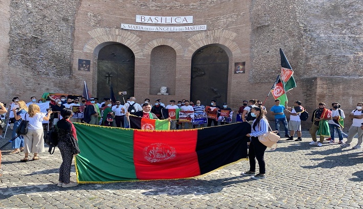 Italy: Afghan diaspora hold anti-Taliban protests